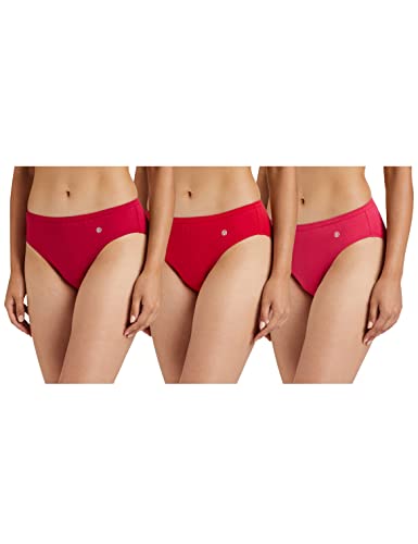 Buy Van Heusen Women Bikini Panty - 100% Super Combed Cotton - Pack of 3 - Anti Bacterial, No Marks Waistband, Wicking, Moderate Coverage_11103_Dark Assorted Solid_M at Amazon.in