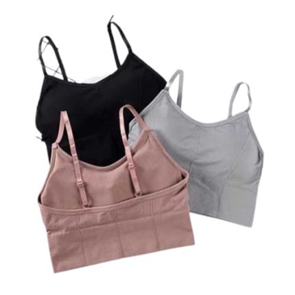 Buy HIRRNIK Women Cotton Padded Bra Combo Bra Pack Of 3 Pis (Free Size Fit Up To (30-36), Multicolor) at Amazon.in