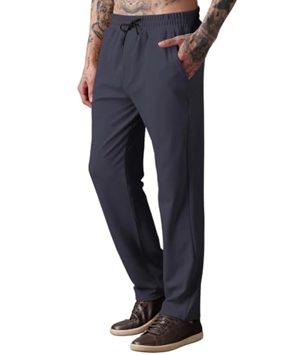 Buy Urban Buccachi Men's High Rise Regular Track Pants (TRK-001-XL(34)-Dark Grey at Amazon.in