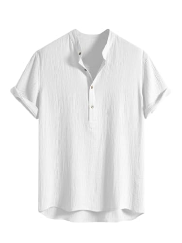 Buy Leriya Fashion Men's Half Sleeve Casual Plain T-Shirt – Stylish & Comfortable (Available in Plus Size and Combo Pack of 2) White at Amazon.in