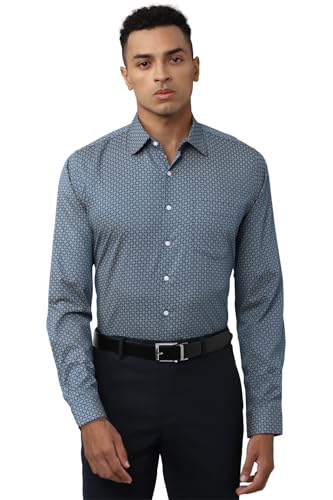 Van Heusen Cotton Men's Fitted Shirt (VHSFRSLBW67779_Medium Blue 42)  Amazon.in: Clothing & Accessories