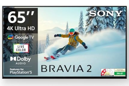 Sony 164 cm (65 inches) BRAVIA 2 4K Ultra HD Smart LED Google TV K-65S25B (Black)  Amazon.in: Electronics