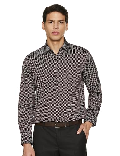 Van Heusen Men's Checkered Slim Fit Shirt (VHSFFSLBJ44544_Wine  Amazon.in: Clothing & Accessories